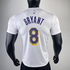 Camiseta  Los Angeles Lakers Kobe Bryant 8 DRI-FIT Branca