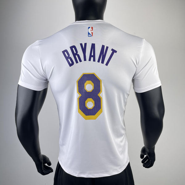 Camiseta  Los Angeles Lakers Kobe Bryant 8 DRI-FIT Branca