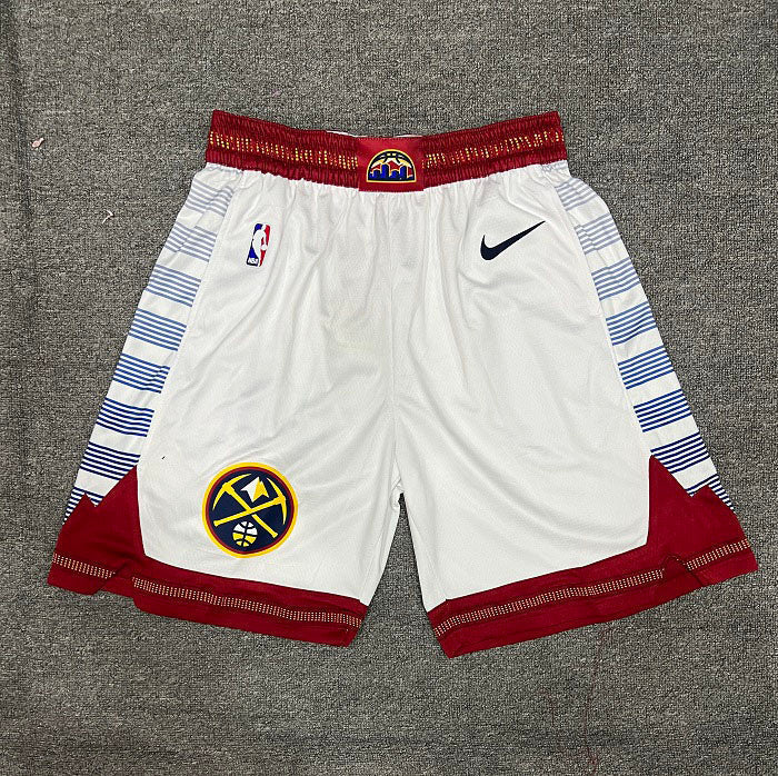 Short  Denver Nuggets City Edition Branco