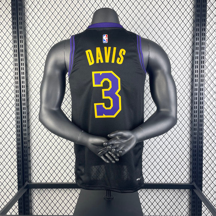 Regata  Los Angeles Lakers City Edition 23/24 Anthony Davis Preta