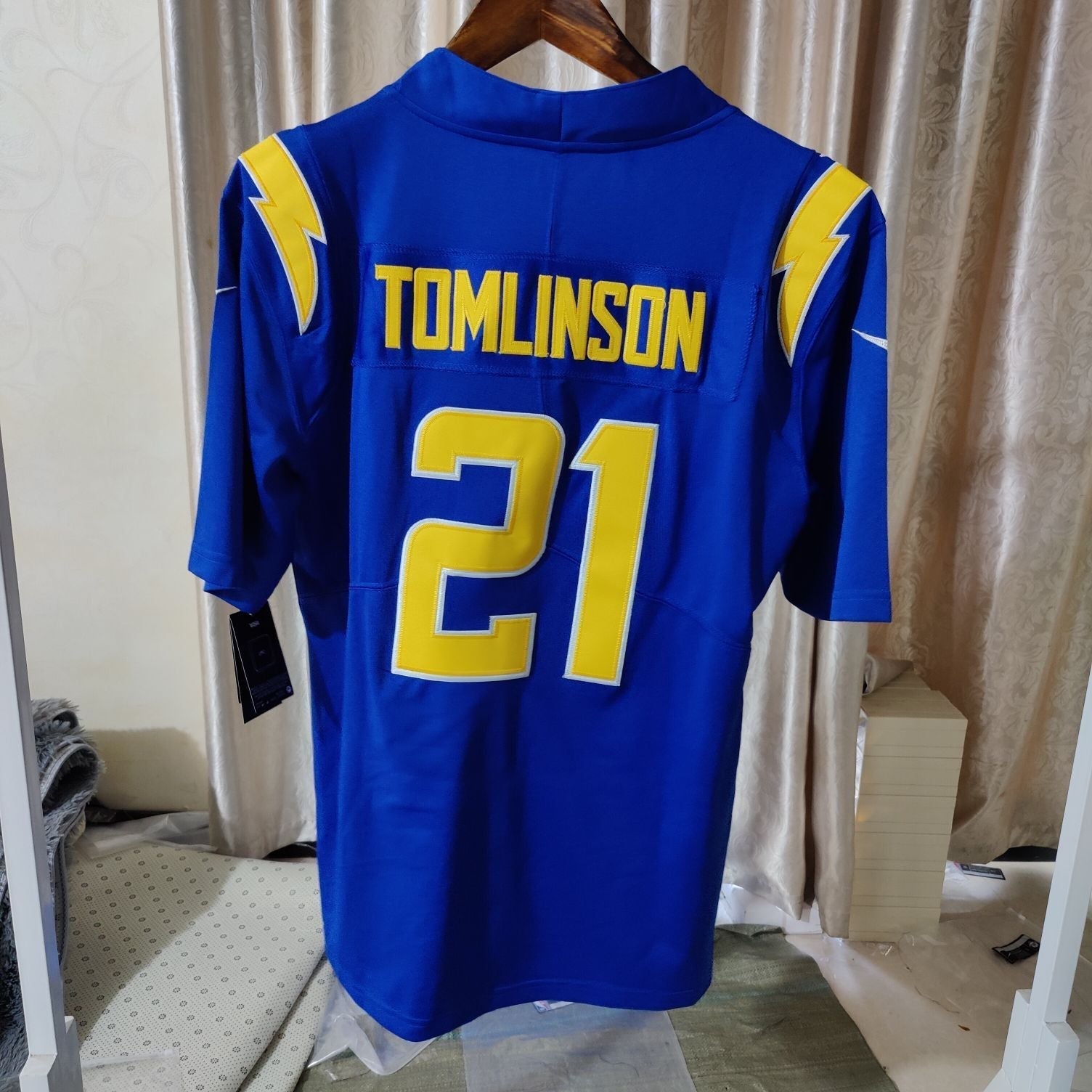 Camisa Los Angeles Chargers Vapor Alternate Azul