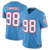 Camisa Tennessee Titans Jeffery Simmons Vapor Azul