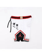 Short Jordan Diamond Branco/Vermelho