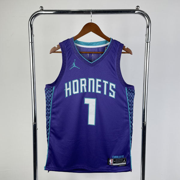 Regata  Charlotte Hornets Statement Edition LaMelo Ball Roxa