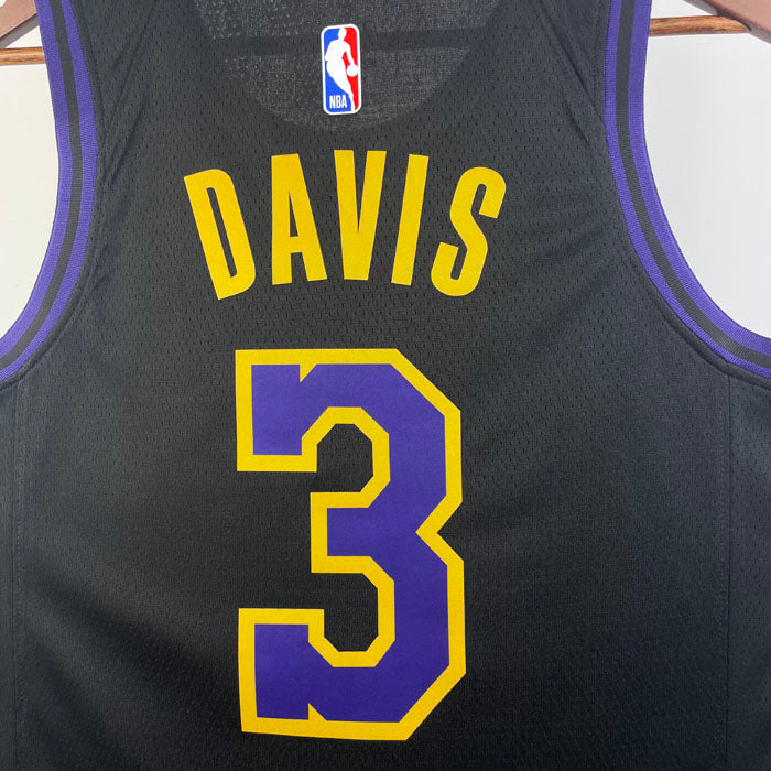 Regata  Los Angeles Lakers City Edition 23/24 Anthony Davis Preta