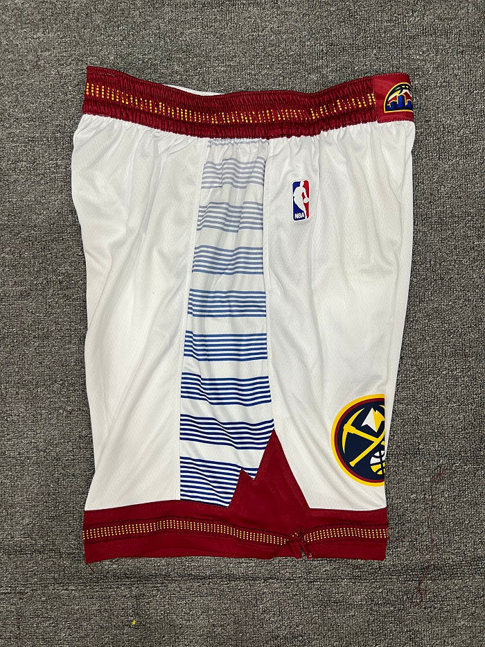 Short  Denver Nuggets City Edition Branco