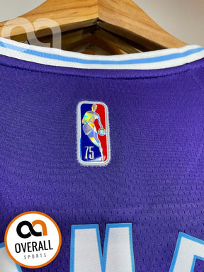 Regata  Lakers Edição Diamante 75 anos City 21/22 Lebron James 6 Roxa