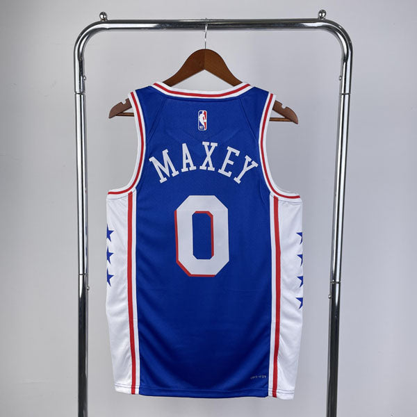 Regata  Philadelphia 76ers Icon Edition 23/24 Tyrese Maxey Azul