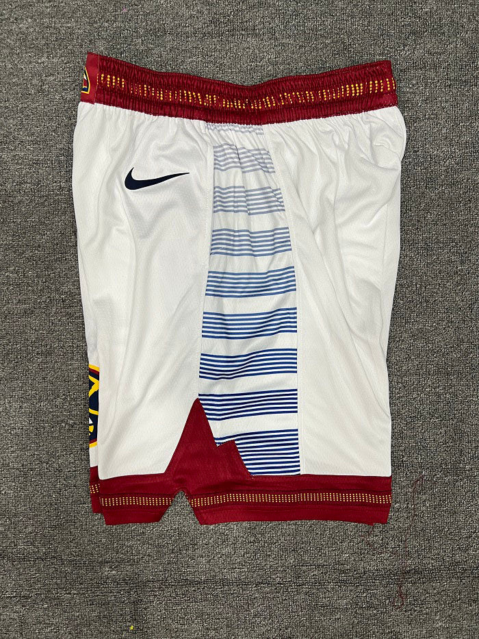 Short  Denver Nuggets City Edition Branco