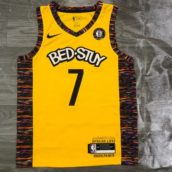 Regata  Brooklyn Nets Bed Stuy Notorius B.I.G Amarela Durant