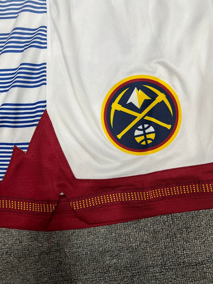 Short  Denver Nuggets City Edition Branco