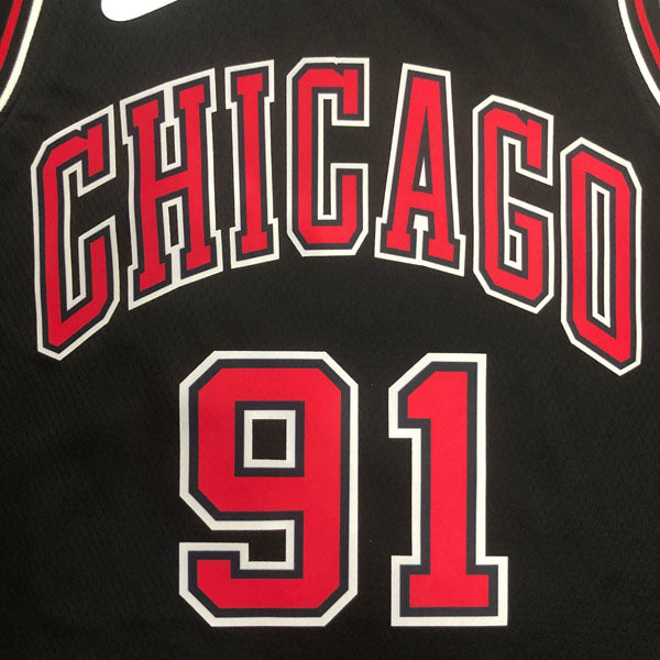 Regata  Chicago Bulls Dennis Rodman Preta