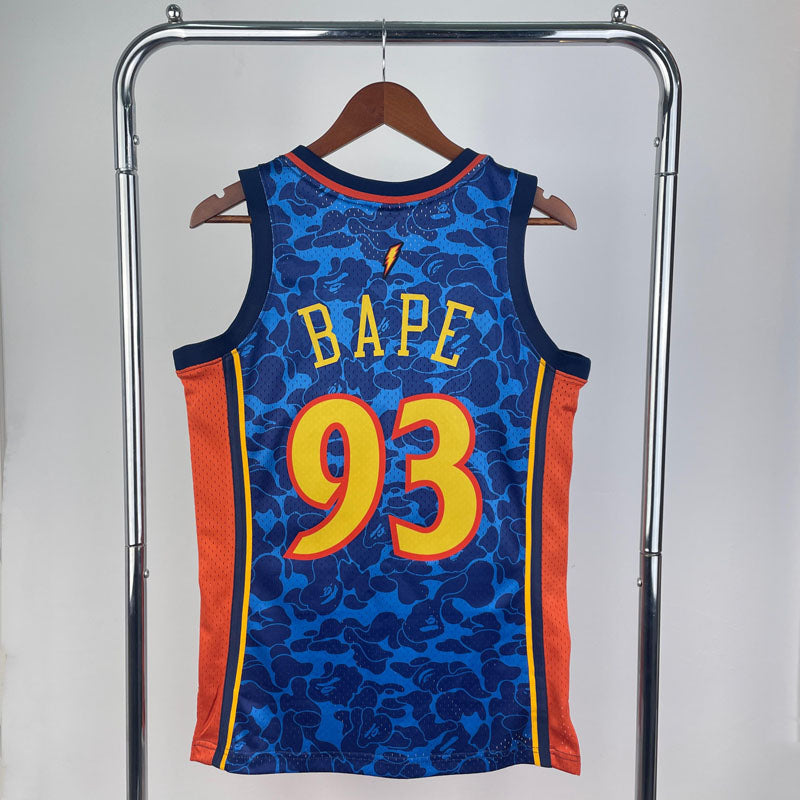 Regata  BAPE x Golden State Warriors Mitchell & Ness