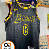 Regata  Los Angeles Lakers Black Mamba Kobe Bryant 8 Preta
