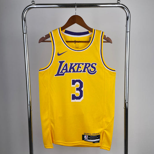 Regata  Los Angeles Lakers Icon Edition 24/25 Anthony Davis Amarela