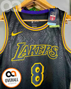 Regata  Los Angeles Lakers Black Mamba Kobe Bryant 8 Preta