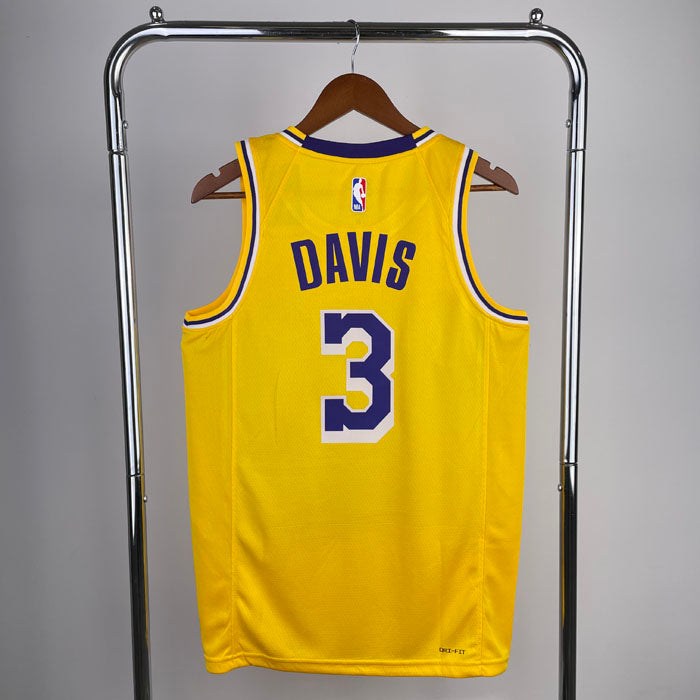 Regata  Los Angeles Lakers Icon Edition 24/25 Anthony Davis Amarela