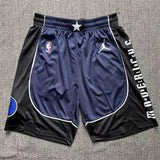 Short  Dallas Mavericks Statement Edition Azul e Preto