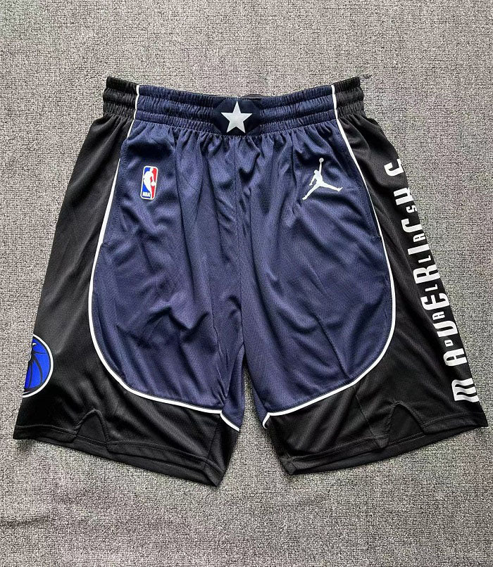 Short  Dallas Mavericks Statement Edition Azul e Preto