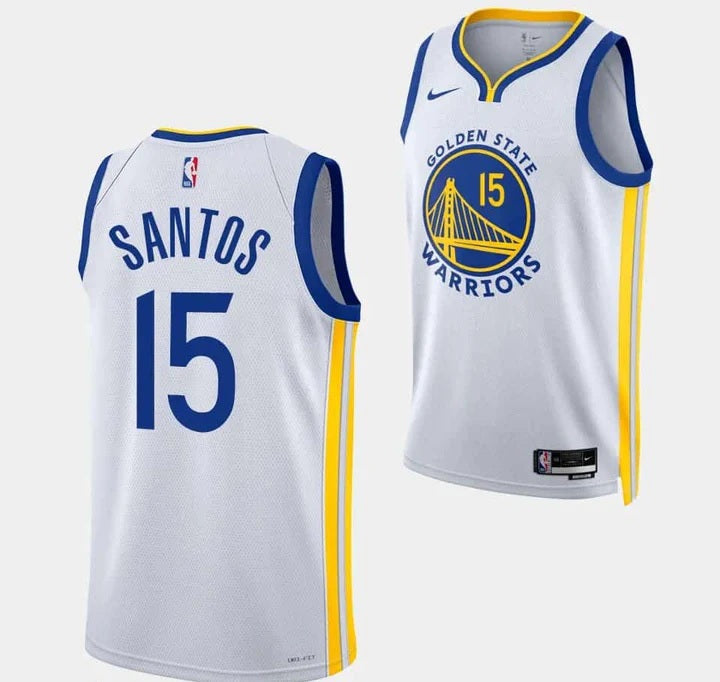 Regata  Golden State Warriors Association Edition 24/25 Gui Santos Branca