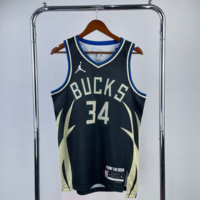 Regata  Milwaukee Bucks Statement Edition 23/24 Giannis Antetokounmpo Preta