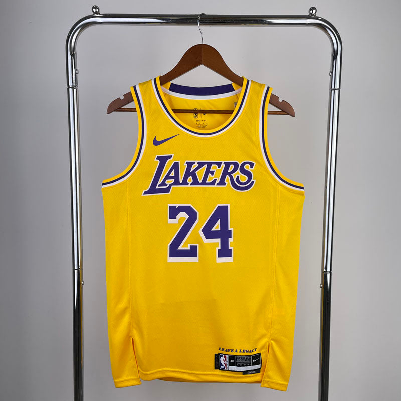 Regata  Los Angeles Lakers Icon Edition Kobe Bryant 24 Amarela