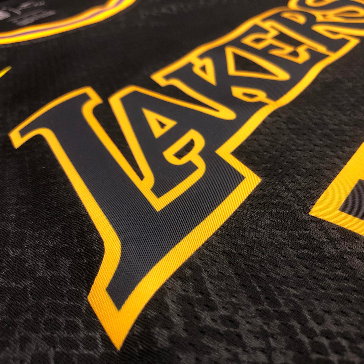 Regata  Los Angeles Lakers Black Mamba Shaquille O'Neal Preta