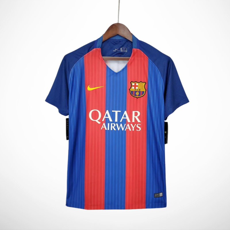Camisa Barcelona Titular 16/17 - Versão Retrô