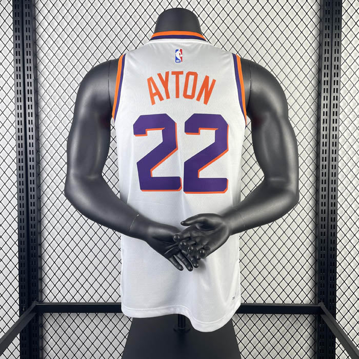 Regata  Phoenix Suns Association Edition 24/25 Deandre Ayton Branca