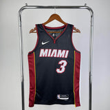 Regata  Miami Heat Icon Edition Dwayne Wade Preta