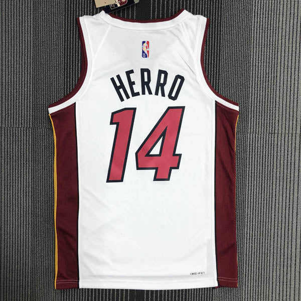 Regata  Miami Heat Association Edição 75 anos Tyler Herro Branca