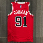 Regata  Chicago Bulls Icon Edição 75 anos Dennis Rodman Vermelha