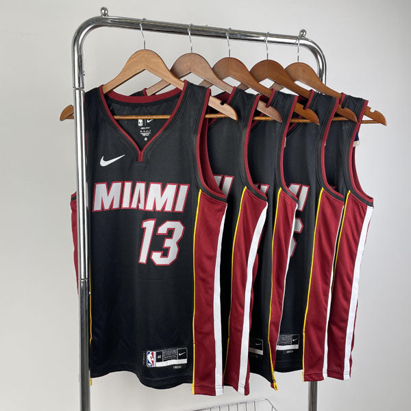 Regata  Miami Heat Icon Edition 24/25 Bam Adebayo Preta