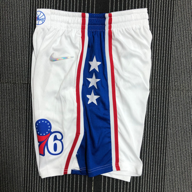 Short  Philadelphia 76ers Association Edição 75 anos 21/22 Branco