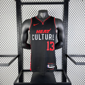 Regata  Miami Heat City Edition 23/24 Bam Adebayo Preta