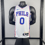 Regata  Philadelphia 76ers Association Edition 23/24 Tyrese Maxey Branca