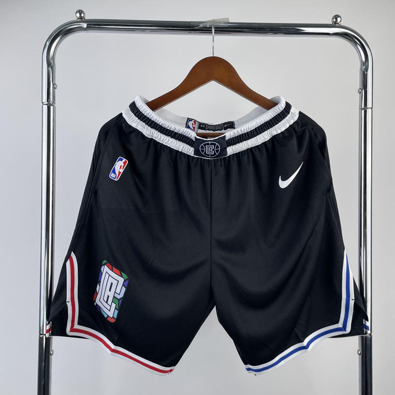Short  Los Angeles Clippers City Edition 22/23 Preto