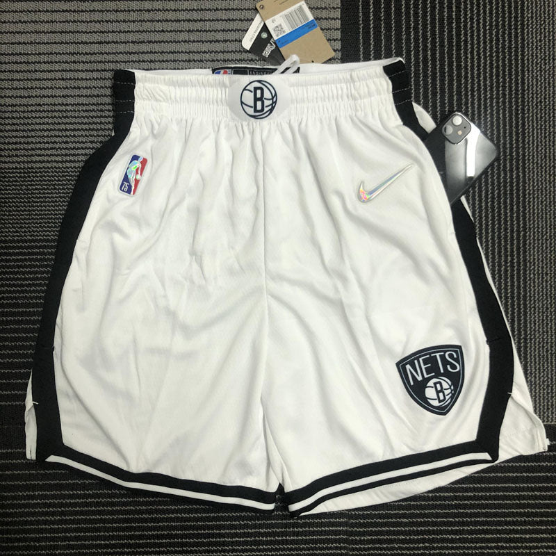 Short  Brooklyn Nets Association Edição 75 anos 21/22 Branco