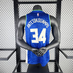 Regata  Milwaukee Bucks City Edition 23/24 Giannis Antetokounmpo Azul