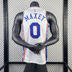 Regata  Philadelphia 76ers Association Edition 23/24 Tyrese Maxey Branca