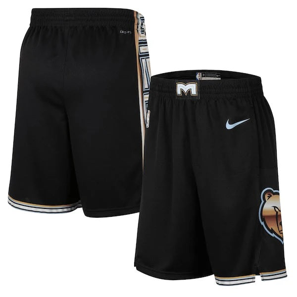 Short  Memphis Grizzlies City Edition 22/23 Preto