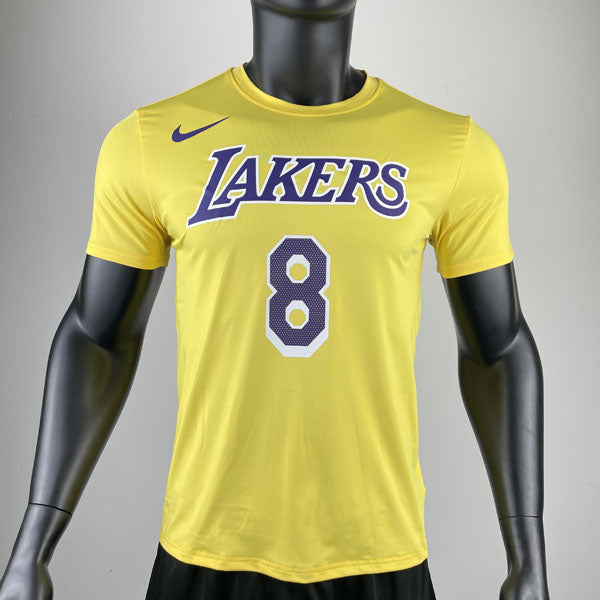 Camiseta  Los Angeles Lakers Kobe Bryant 8 DRI-FIT Amarela