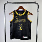 Regata Infantil  Los Angeles Lakers Kobe Bryant 8 Preta