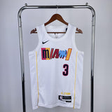 Regata  Miami Heat City Edition 22/23 Dwayne Wade Branca
