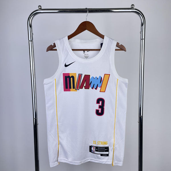 Regata  Miami Heat City Edition 22/23 Dwayne Wade Branca