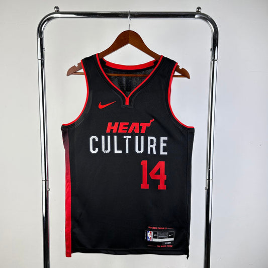 Regata  Miami Heat City Edition 23/24 Tyler Herro Preta