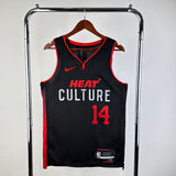 Regata  Miami Heat City Edition 23/24 Tyler Herro Preta