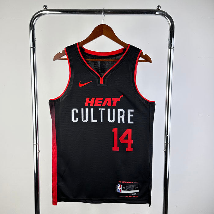 Regata  Miami Heat City Edition 23/24 Tyler Herro Preta