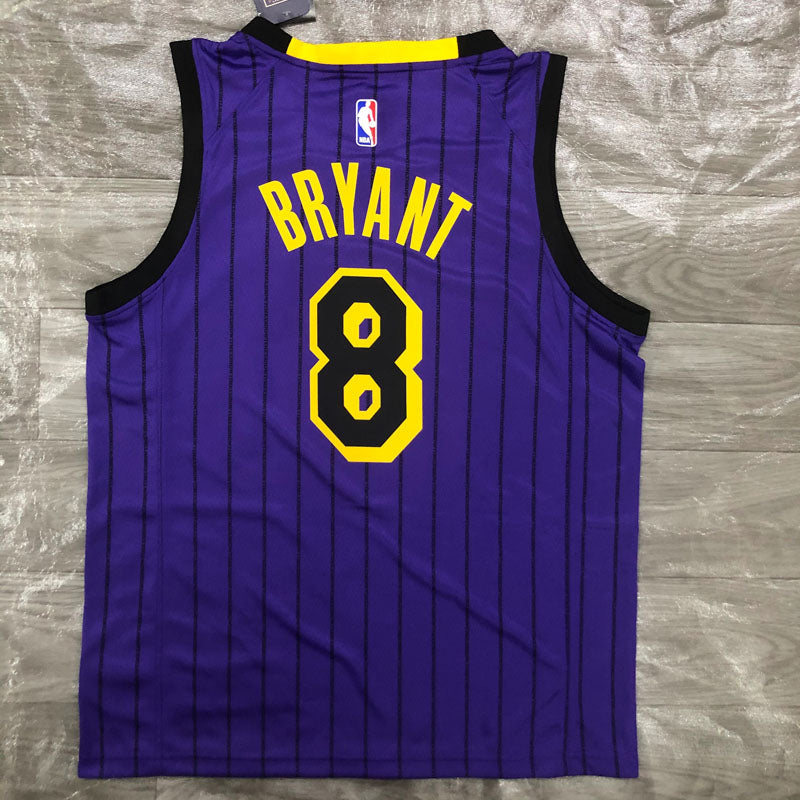 Regata  Los Angeles Lakers City Edition 18/19 Kobe Bryant 8 Roxa