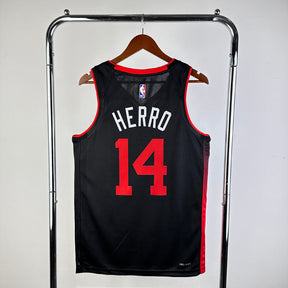 Regata  Miami Heat City Edition 23/24 Tyler Herro Preta